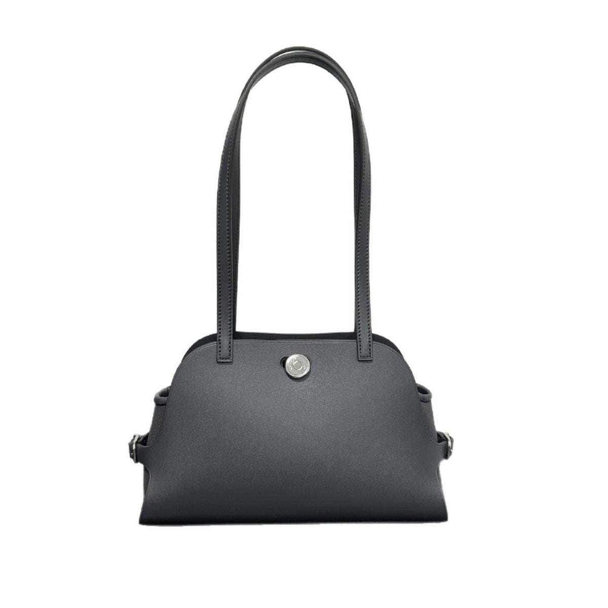 Structured Dome Tote with Long Double Shoulder Straps — product view 5