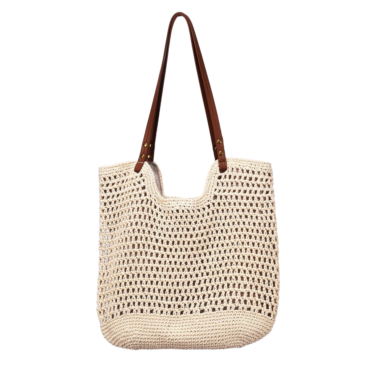 Handmade Macrame Tote Bag LoungeYard — product view 3