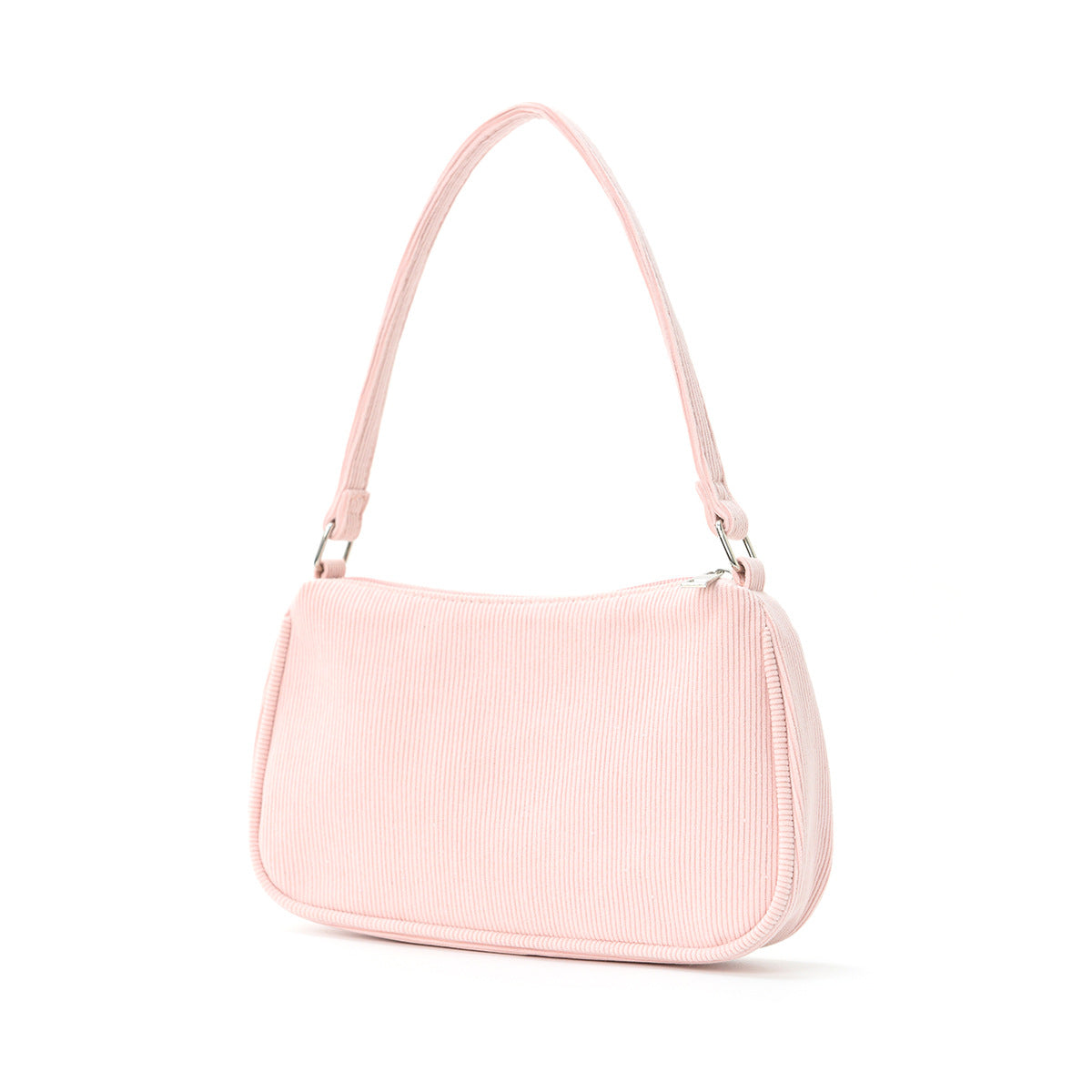 Fashionable shoulder bag with elegant ribbed design LoungeYard — product view 3