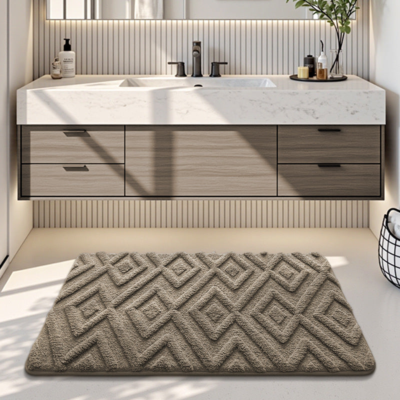 Plush Textured Bathroom Mat — product view 2