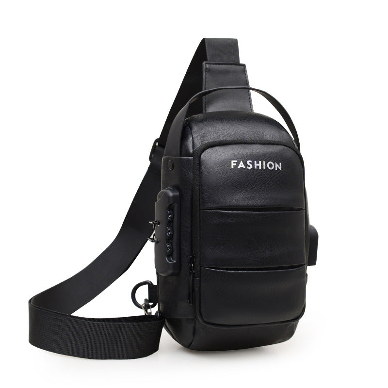Stylish Crossbody Leather Bag LoungeYard — product view 3