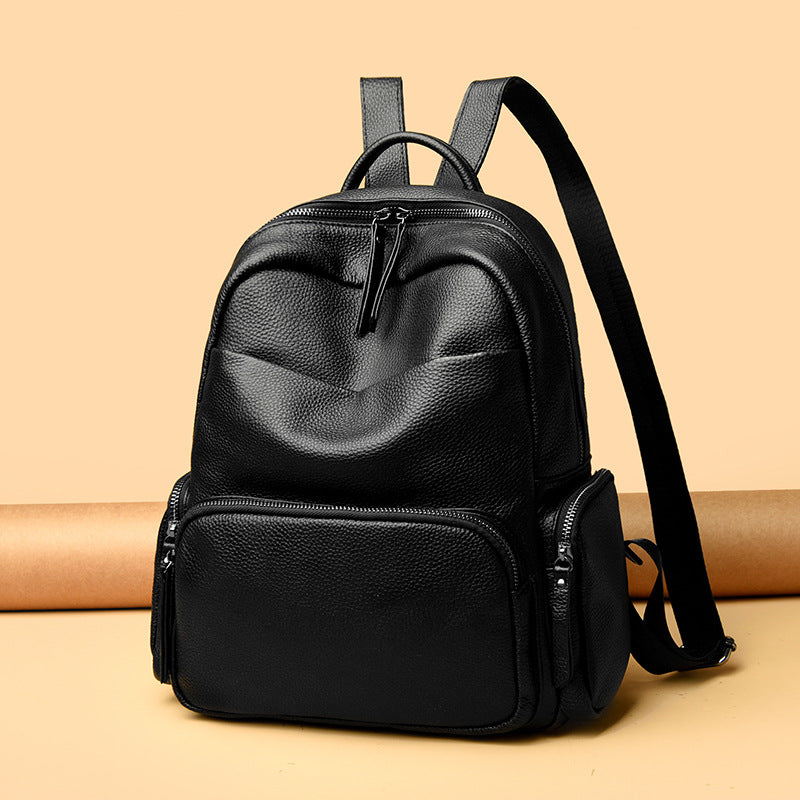 Premium Leather Backpack LoungeYard 1785771262 — product view 3
