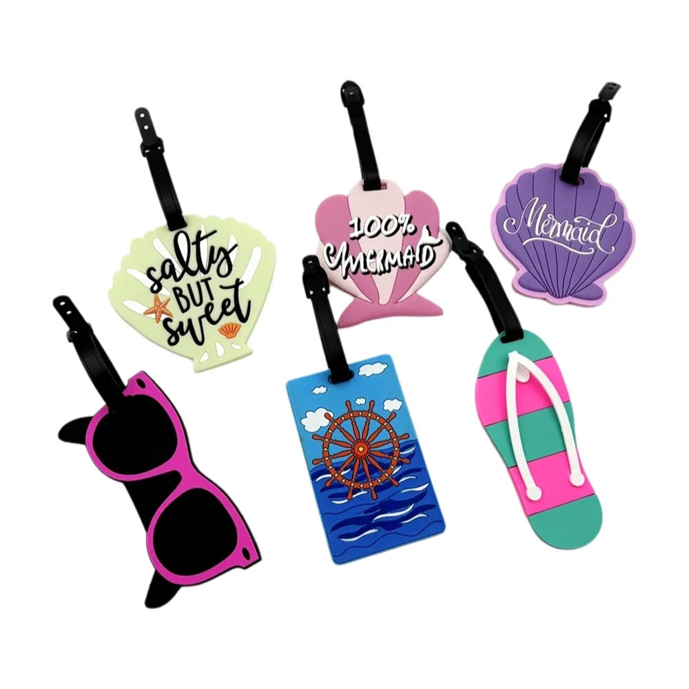 Shell-Shaped Luggage Tag LoungeYard — product view 4