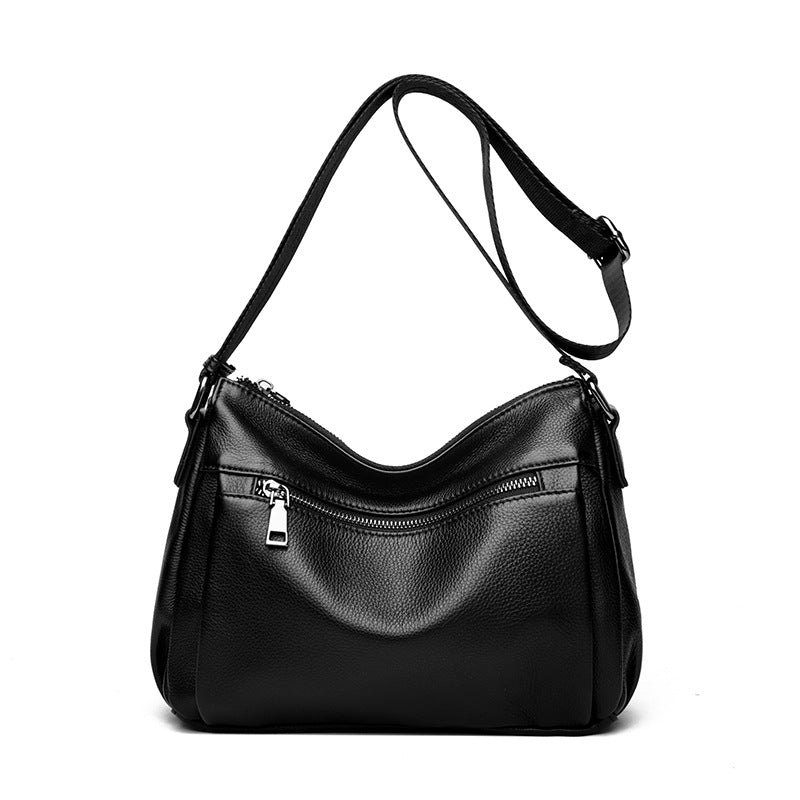 Textured Leather Crossbody Bag LoungeYard — product view 7