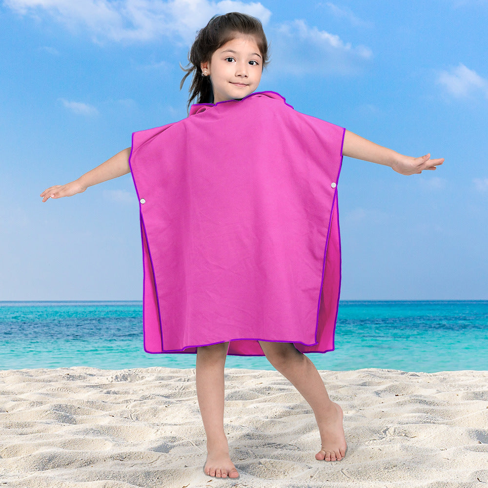 Girls Bath Poncho LoungeYard — product view 7