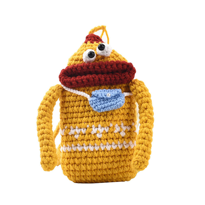 Fun Character Crochet Crossbody Bag — product view 5