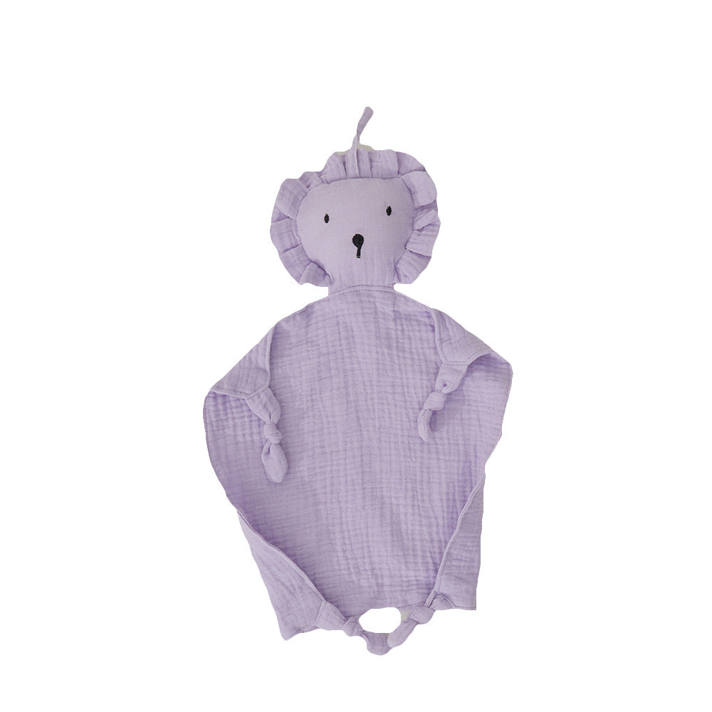 Soft Cotton Bunny Lovey Blanket LoungeYard — product view 5