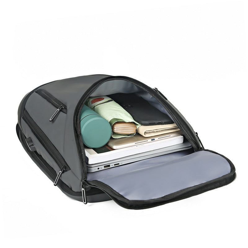 trendy backpack with ergonomic design and multiple compartments LoungeYard — product view 3