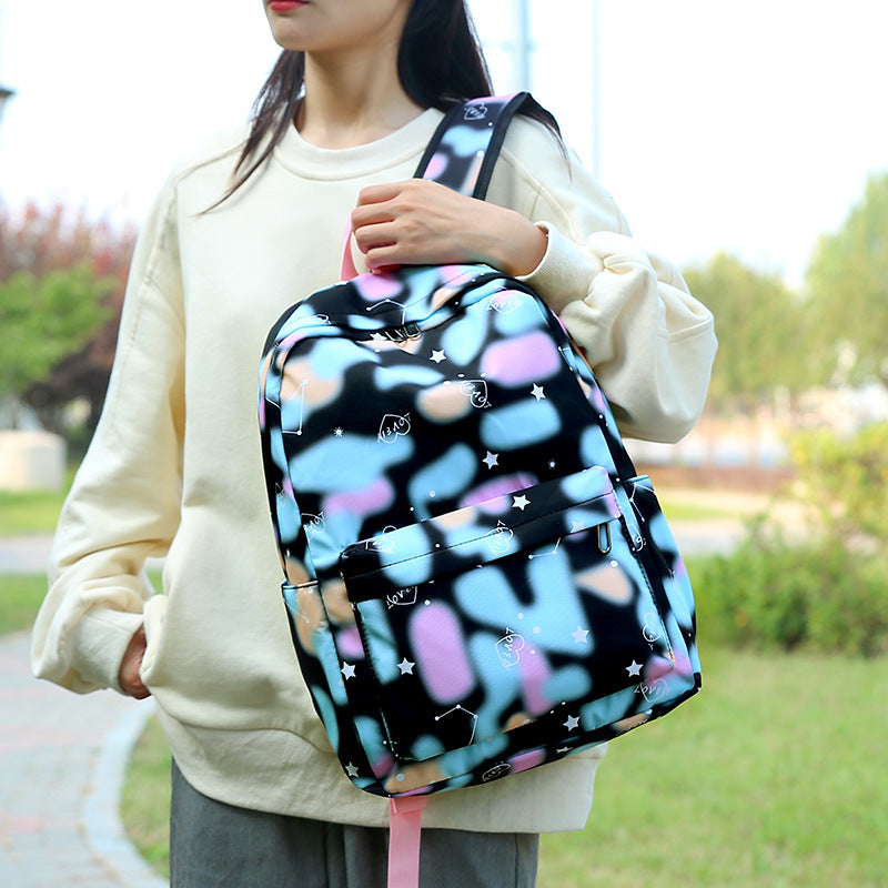 Colorful Multi-Piece Backpack Set LoungeYard — product view 2