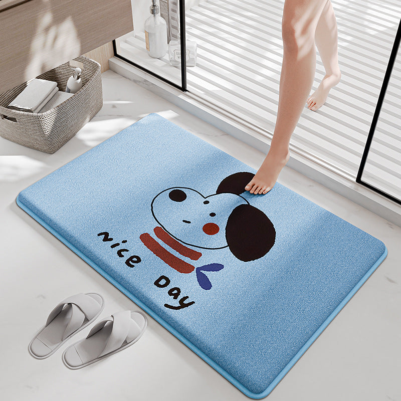 Funny Cartoon Bath Mat Bowlift — product view 7