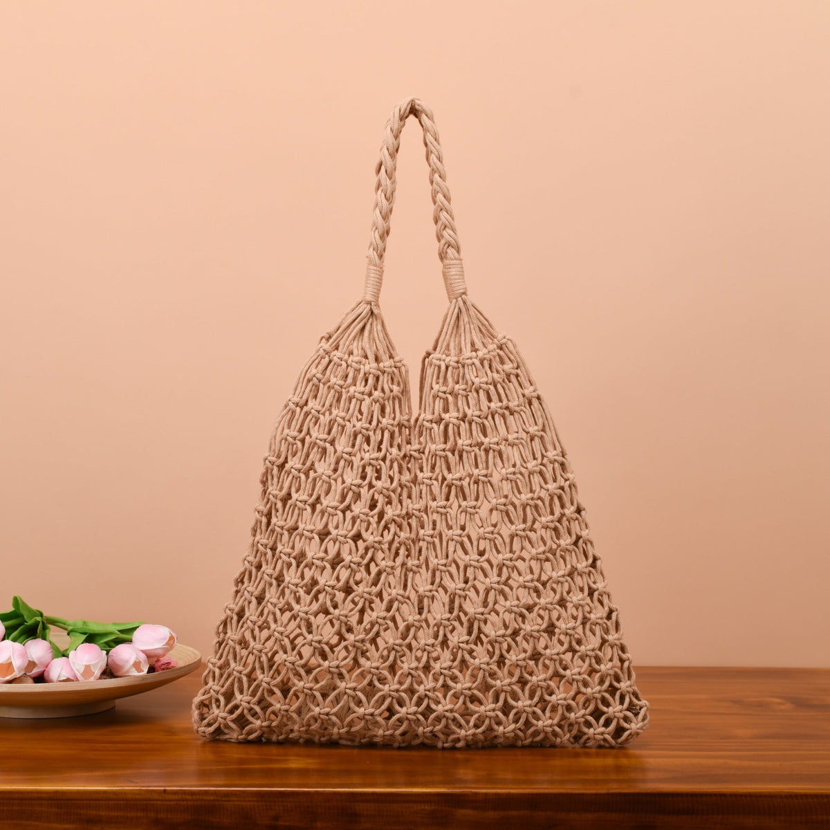 Handcrafted Mesh Bag LoungeYard — product view 2