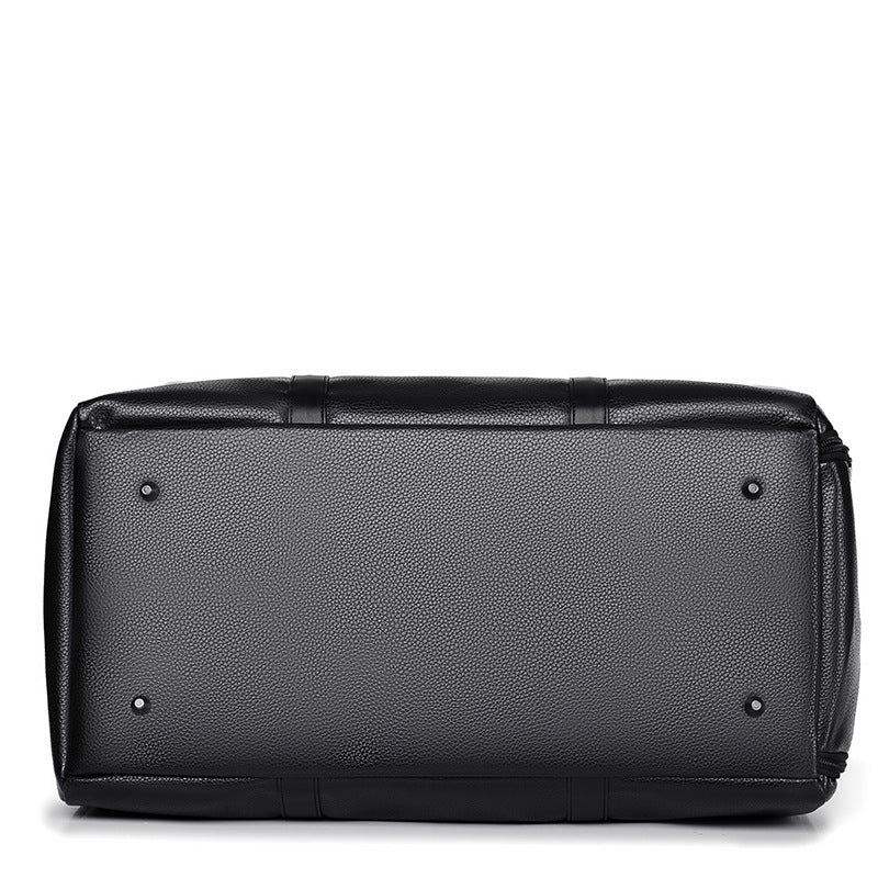 Premium Leather Weekend Duffel Bag LoungeYard — product view 3