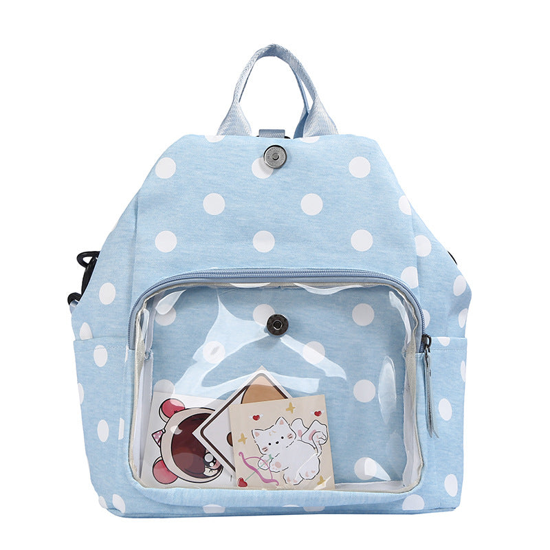 Cute Patterned Casual Backpack LoungeYard — product view 5