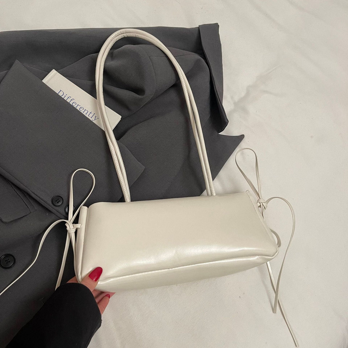 Elegant Minimalist Handheld Satchel — product view 7