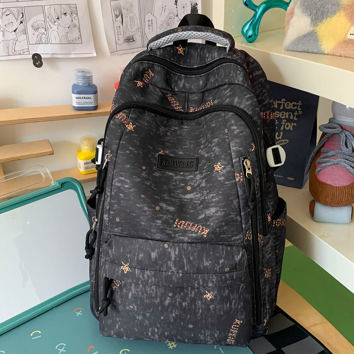 Playful Illustrated School Backpack LoungeYard — product view 6