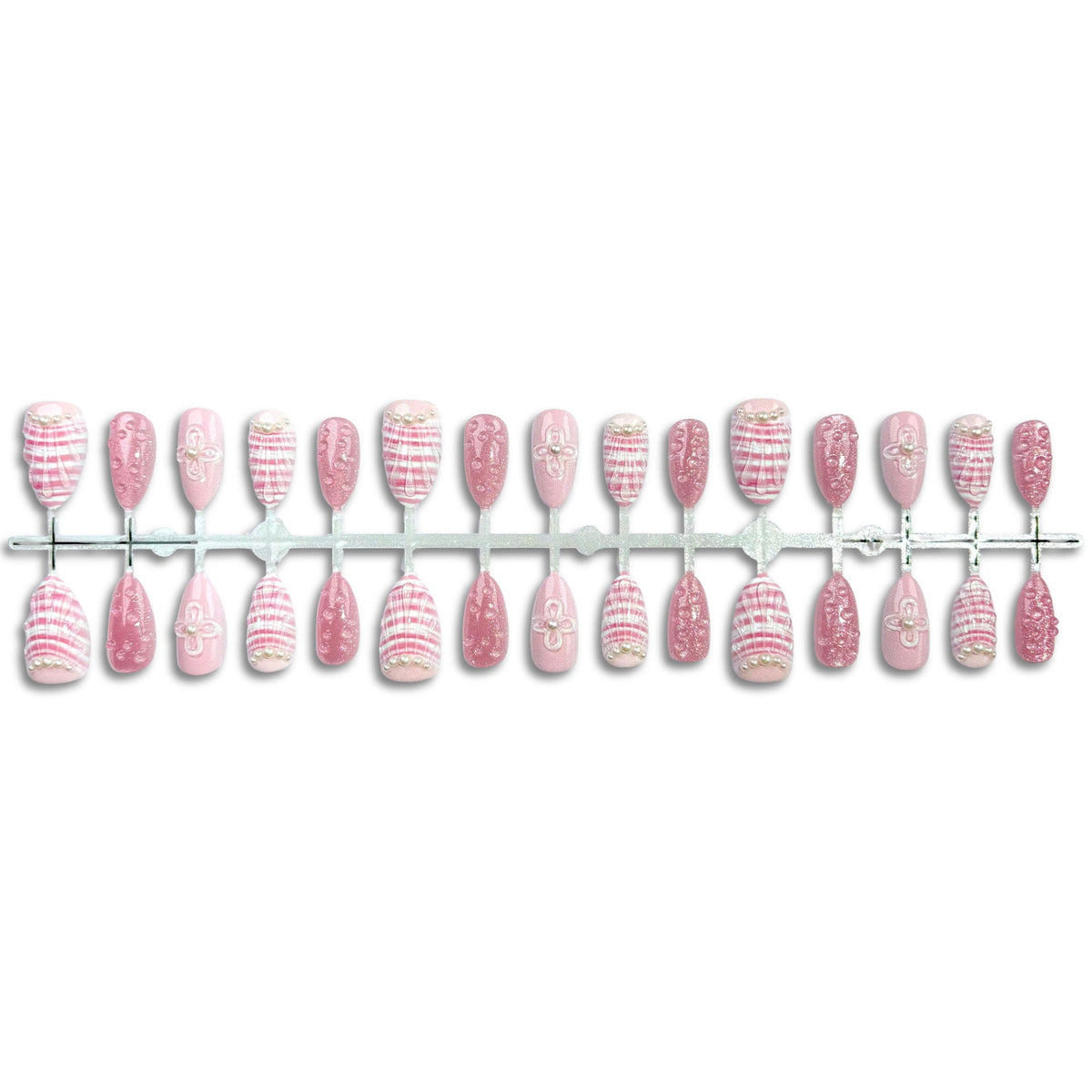 Elegant Decorative Press-On Nail Set 1790745418 — product view 4