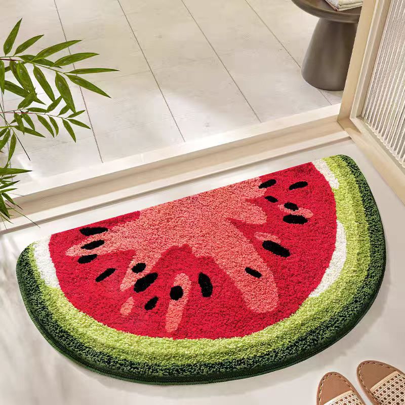 Watermelon Shaped Cozy Bath Mat Bowlift — product view 5