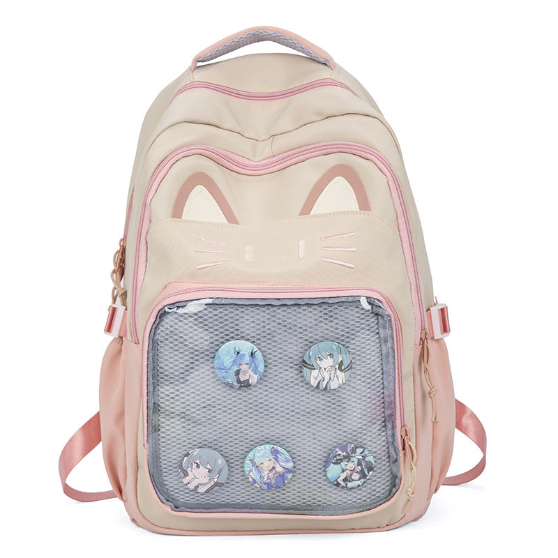 Cat-Ear Design Backpack LoungeYard — product view 6