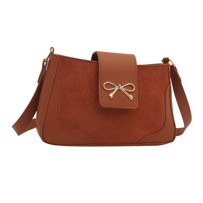 Stylish Faux Suede Handbag LoungeYard — product view 6