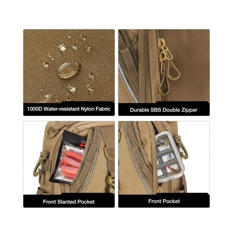 Utility Fishing Backpack LoungeYard — product view 3