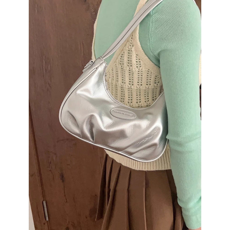 Stylish Structured Handheld Satchel LoungeYard — product view 2