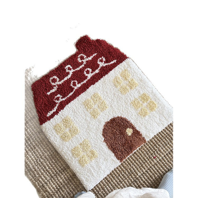 Whimsical House-Shaped Rug Bowlift — product view 5