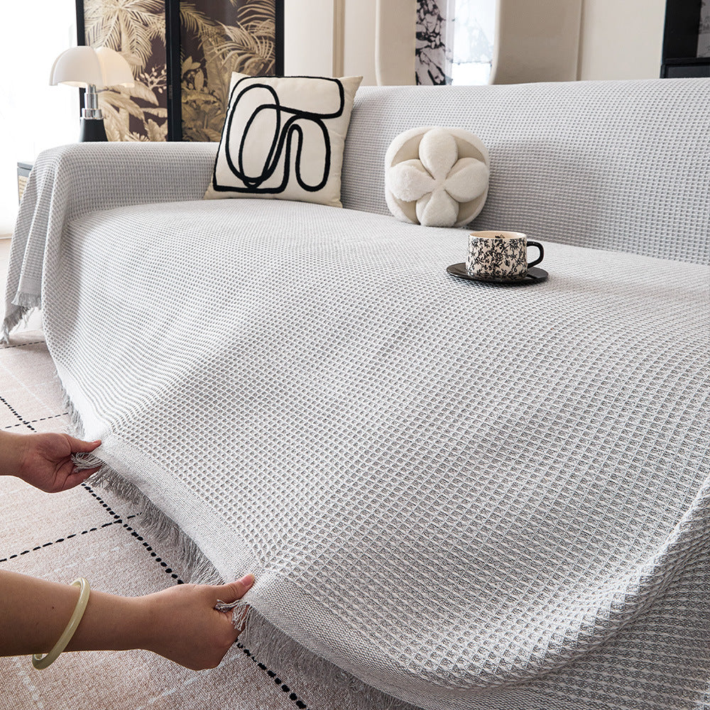 Soft Woven Sofa Throw Blanket — product view 4