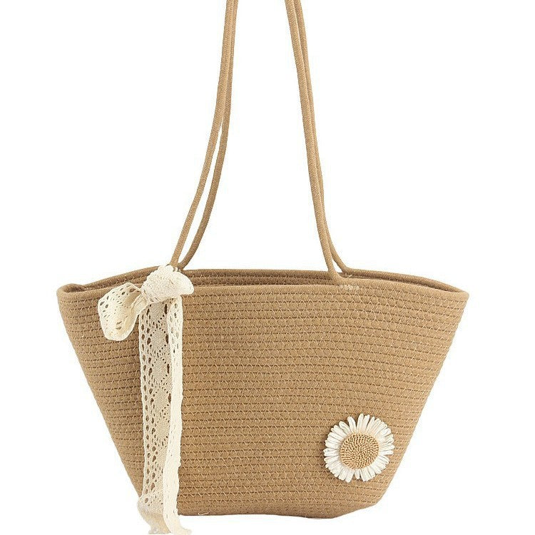 Crochet basket bag LoungeYard — product view 2