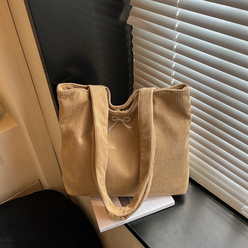 Casual Corduroy Tote — product view 7