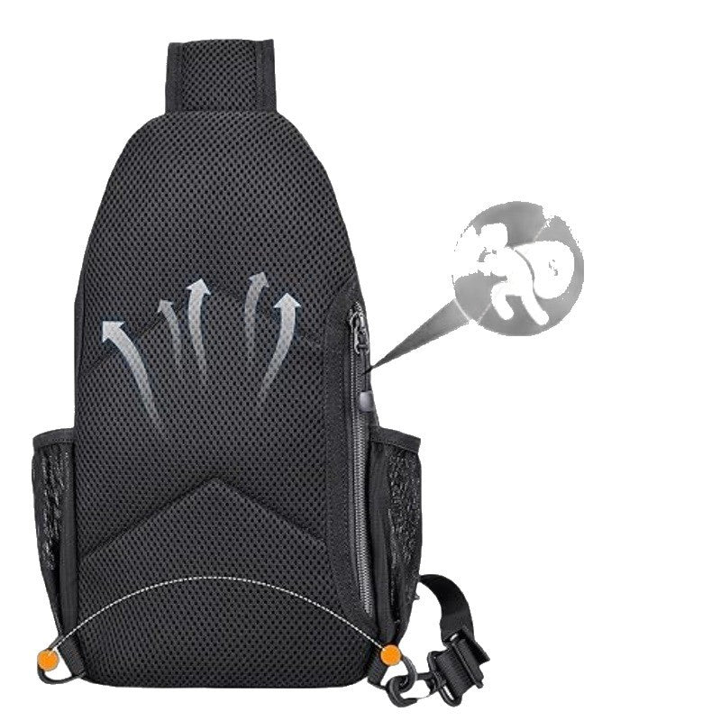 More ergonomic sling backpack with multiple compartments and practical holders LoungeYard — product view 5