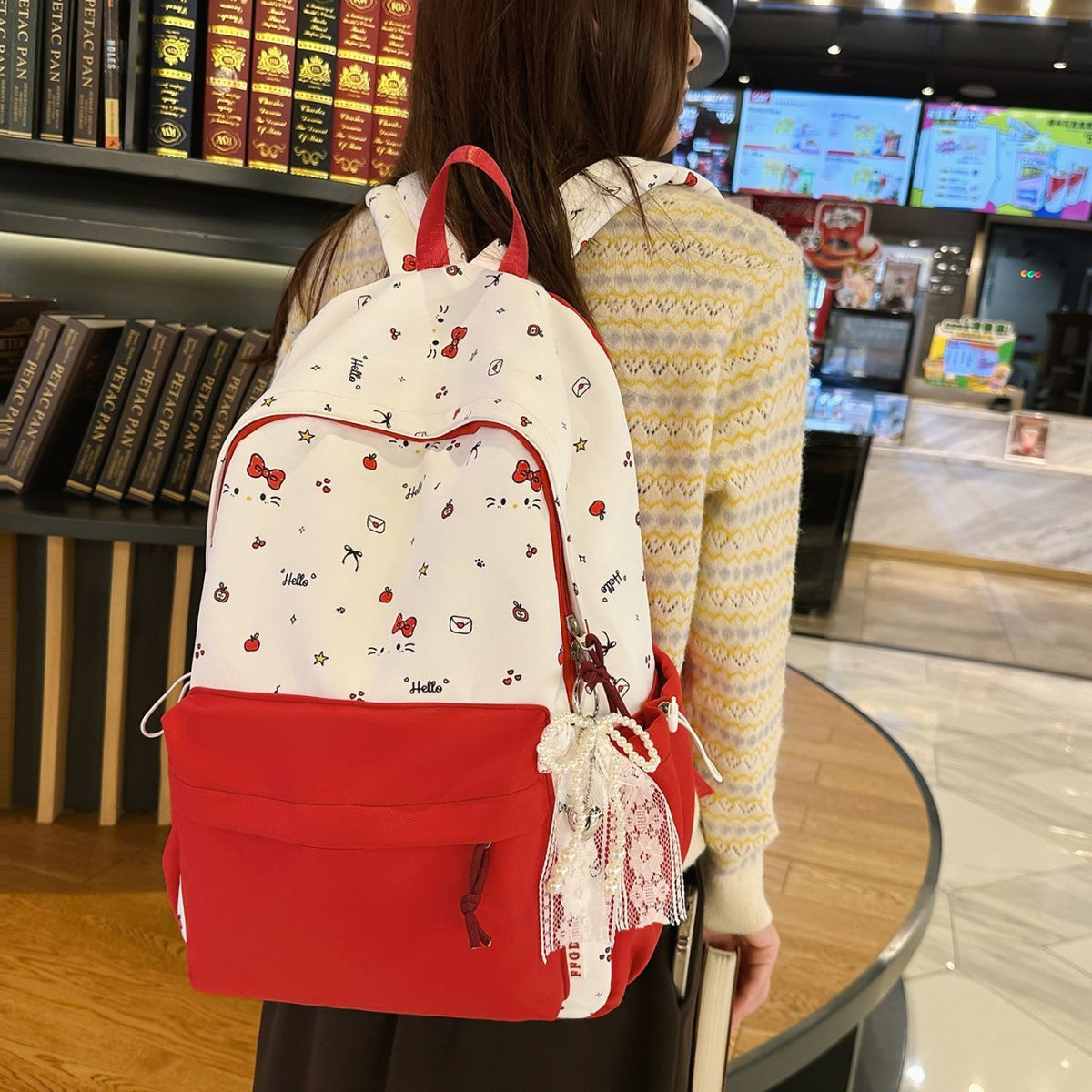 Leisure backpack with unique animal design LoungeYard — product view 1
