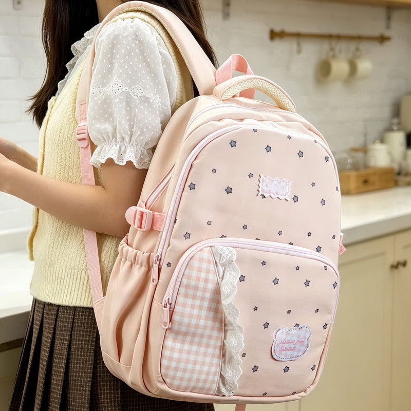 Fun-Patterned Lightweight Backpack LoungeYard — product view 3