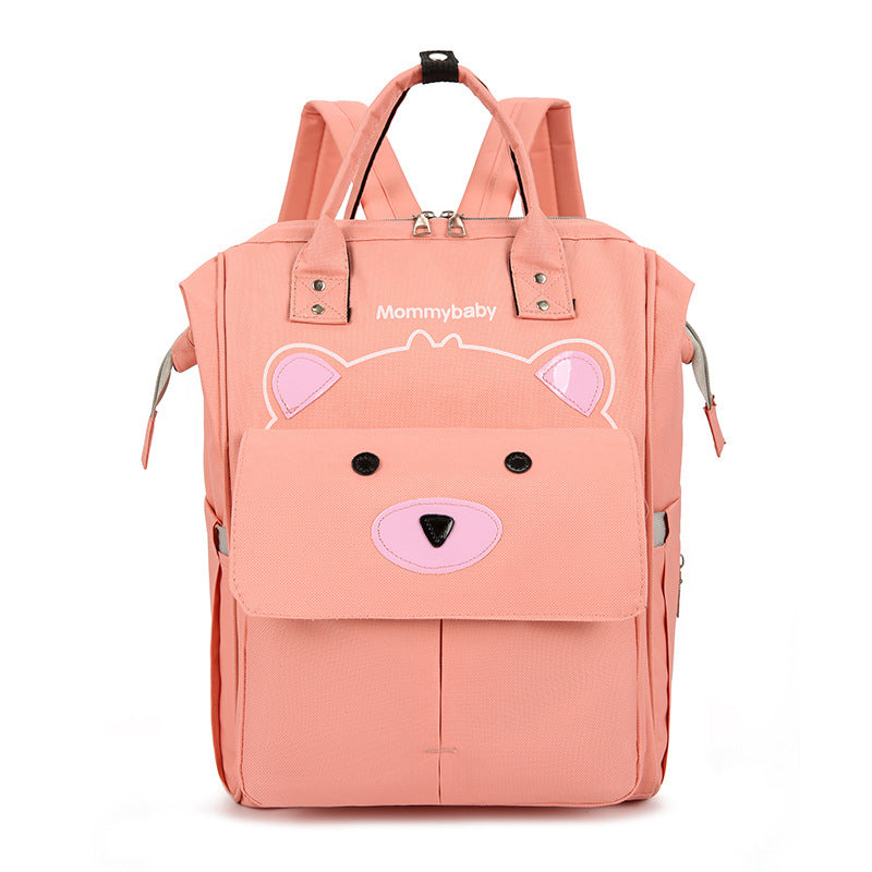 Cute Bear-Themed Baby Backpack LoungeYard — product view 4