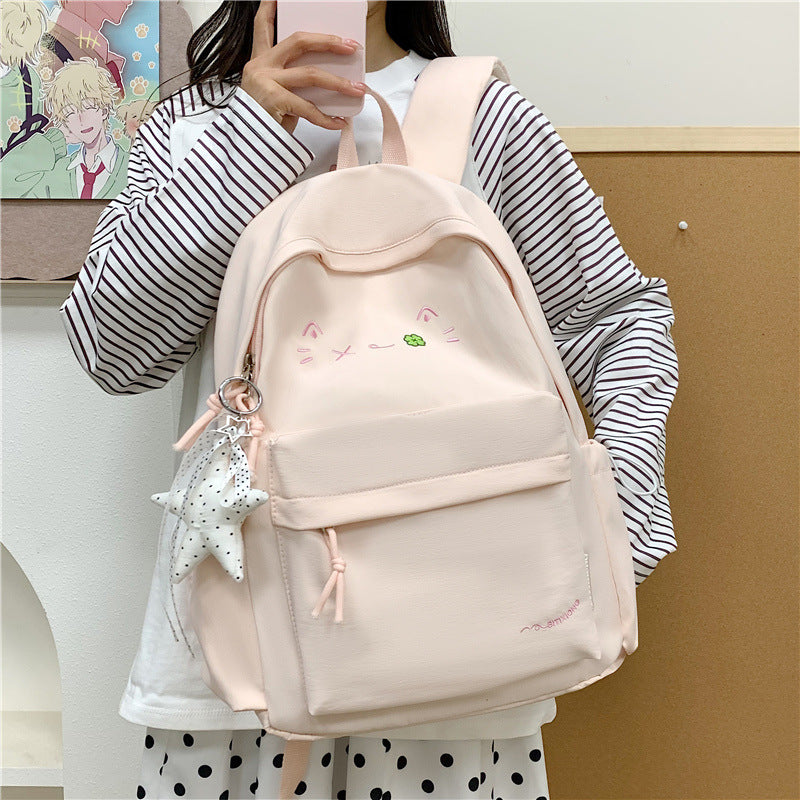 Cute Character-Embellished Backpack LoungeYard — product view 2