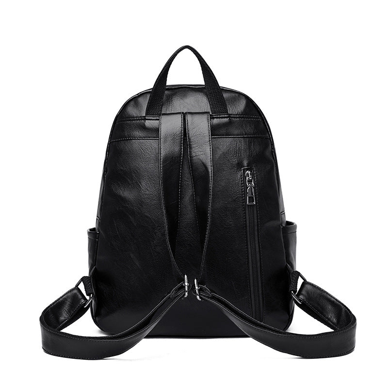 Elegant Leather Backpack LoungeYard — product view 3