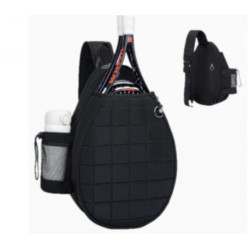 Sporty racket bag with integrated bottle and compartments LoungeYard — product view 6