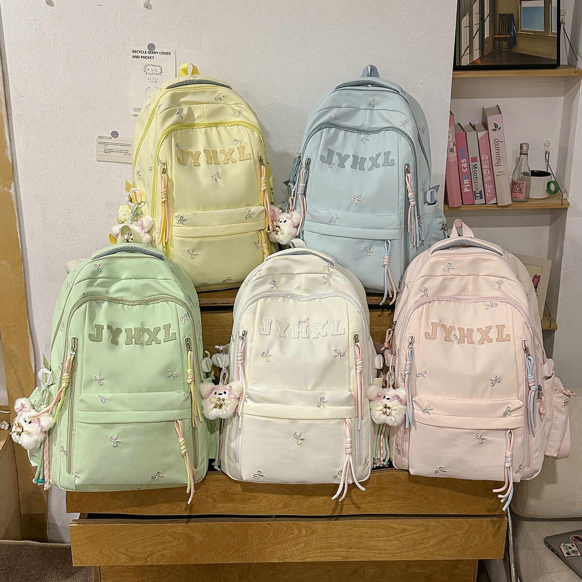Decorative Embroidered Backpack LoungeYard — product view 4