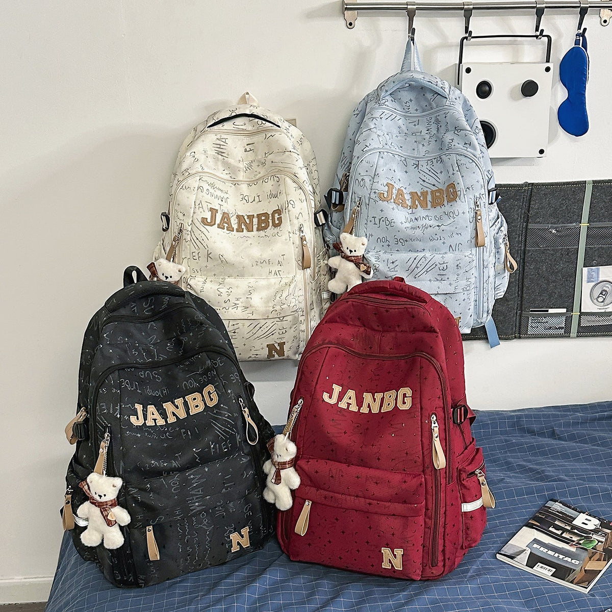 Spacious Multi-Pocket Rucksack LoungeYard — product view 4