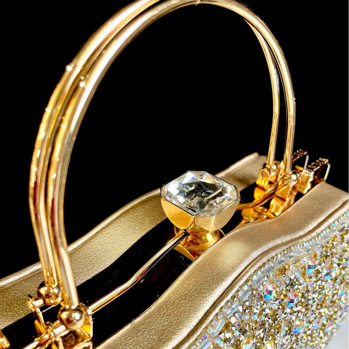 Decorative Crystal Detail Evening Handbag — product view 3