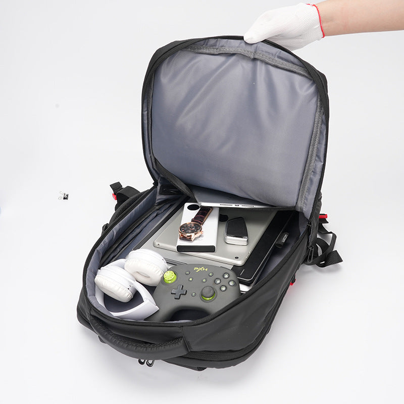Practical Laptop Backpack with Innovative Safety Compartment and Organizer System LoungeYard — product view 4