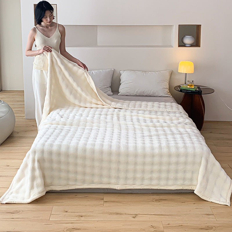 Women’s Plush Blanket with Cozy Comfort LoungeYard — product view 2