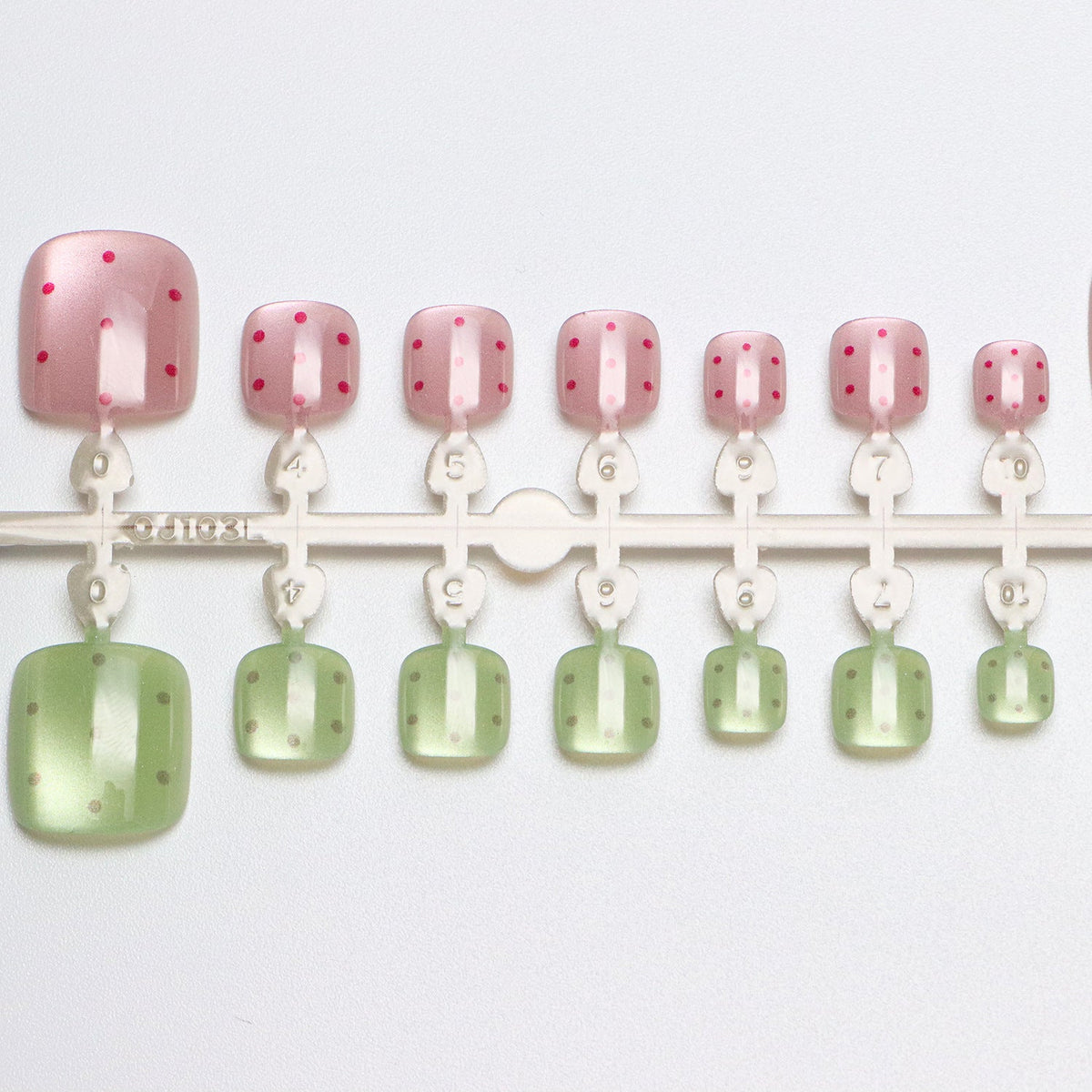 Playful Dotted Press-On Nail Set — product view 4