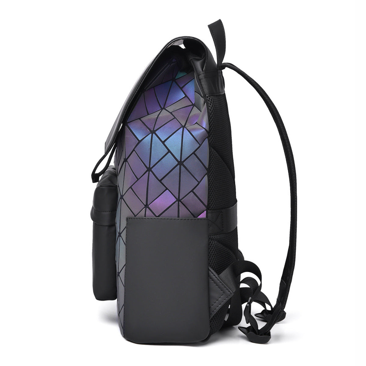 Stylish Geometric Pattern Backpack LoungeYard — product view 2