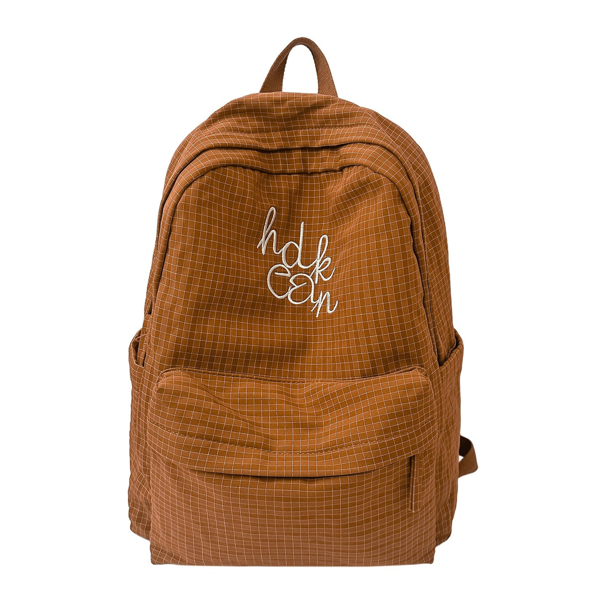 Casual Checked Patterned Backpack LoungeYard — product view 5