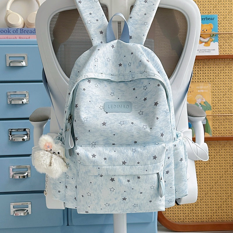 Star-Patterned Casual Backpack LoungeYard 1791205141 — product view 7