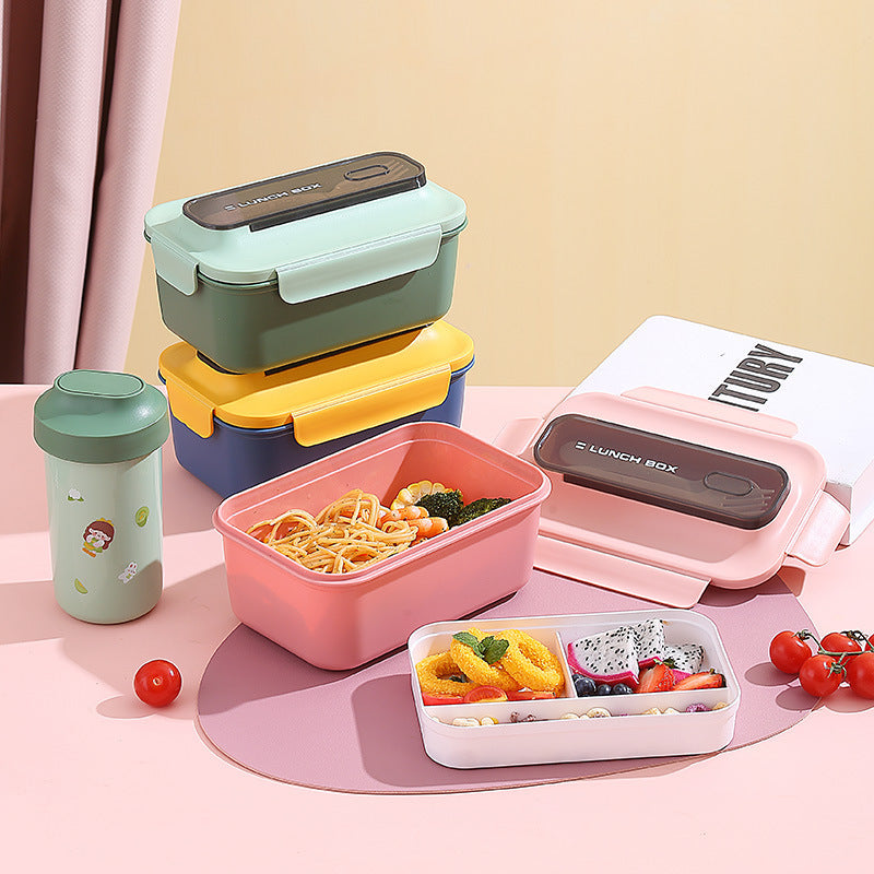 Versatile Leak-Proof Bento Lunch Box with Built-In Utensil Set — product view 1