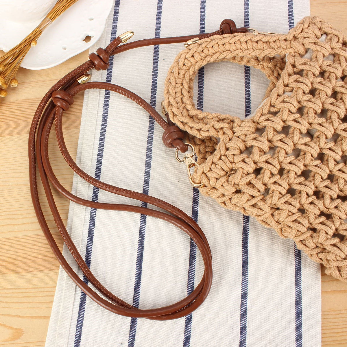 Handbag in Modern Macrame Design LoungeYard — product view 2