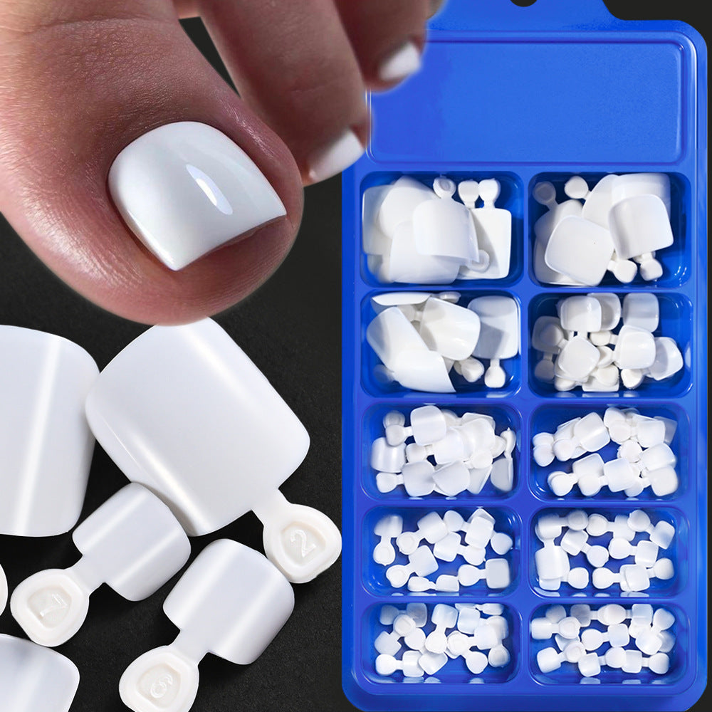 Full Coverage Press-On Toenail Tips Set — product view 3