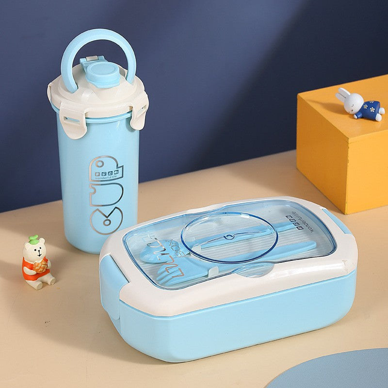 Portable Lunch Box with Integrated Water Bottle — product view 7