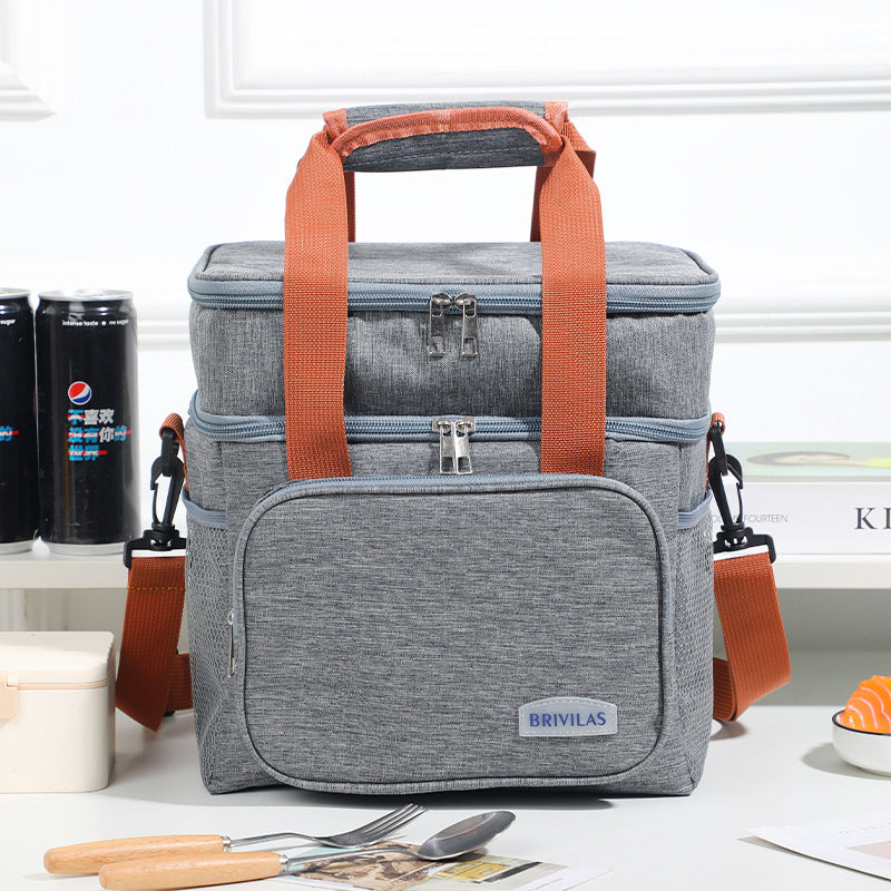 Multi-Compartment Insulated Food Cooler Bag LoungeYard — product view 3